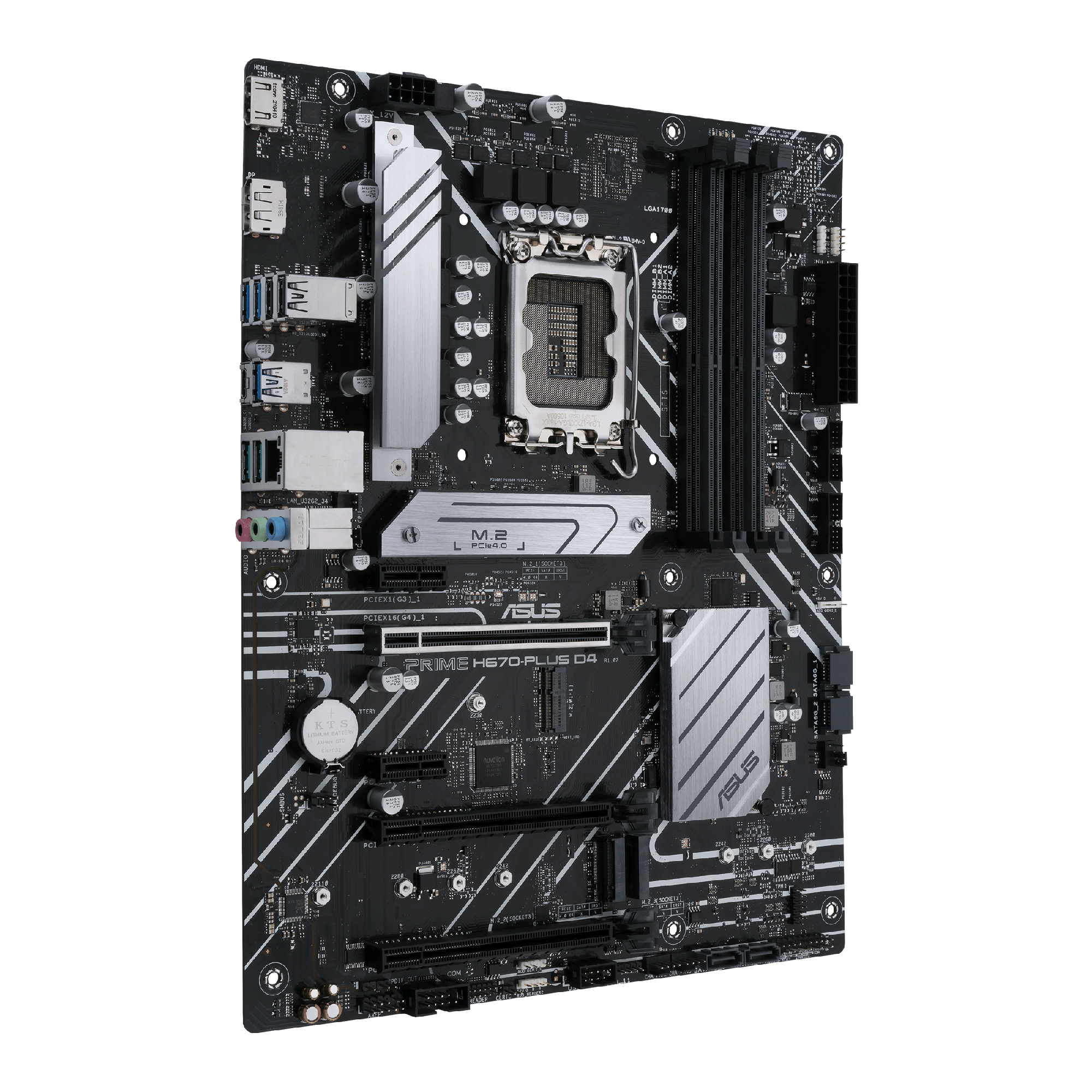 ASUS PRIME H670-PLUS D4 (90MB18W0-M0EAY0) Mainboard Schwarz