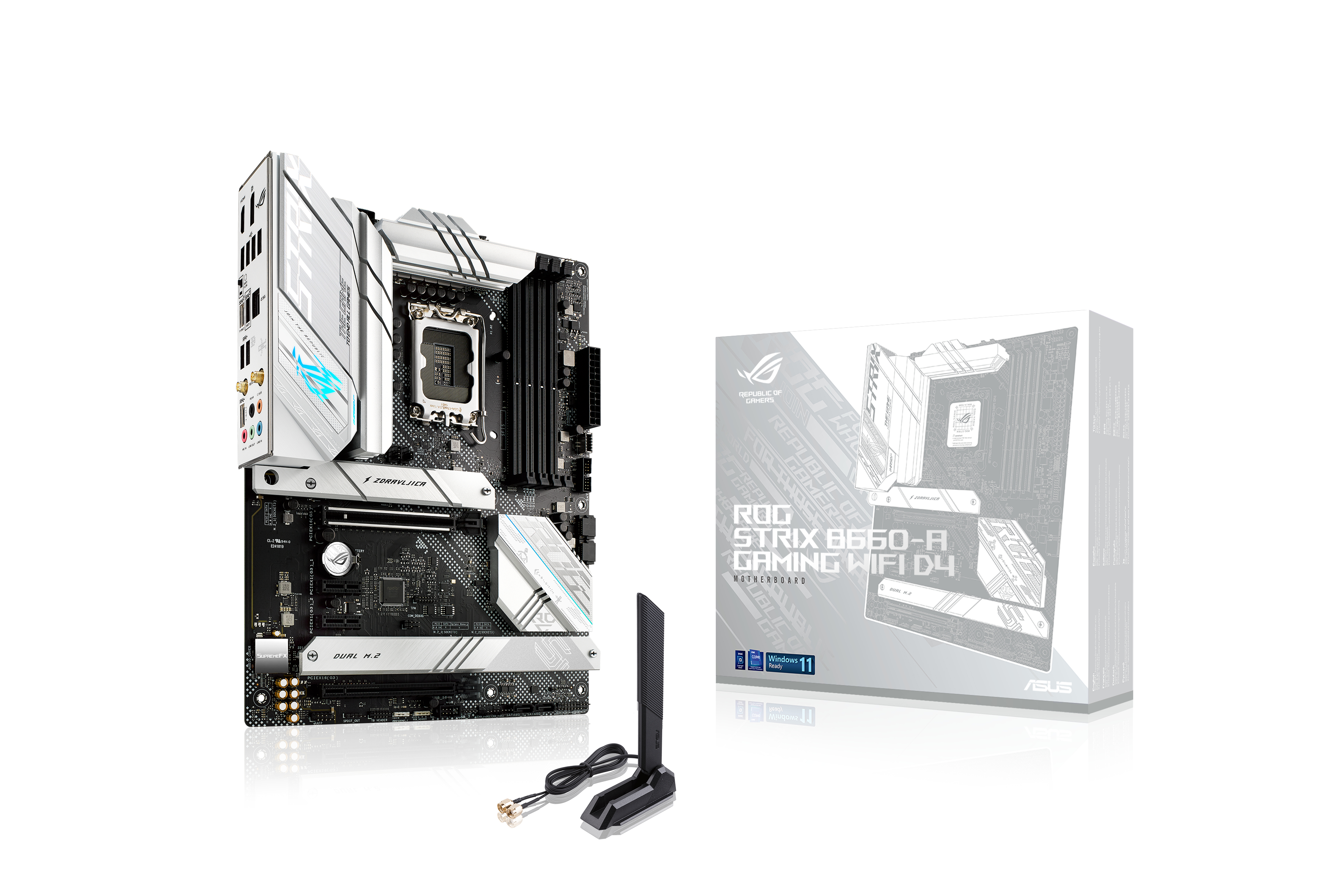 ASUS ROG STRIX B660-A GAMING WIFI D4 (90MB18S0-M0EAY0) Mainboard Schwarz