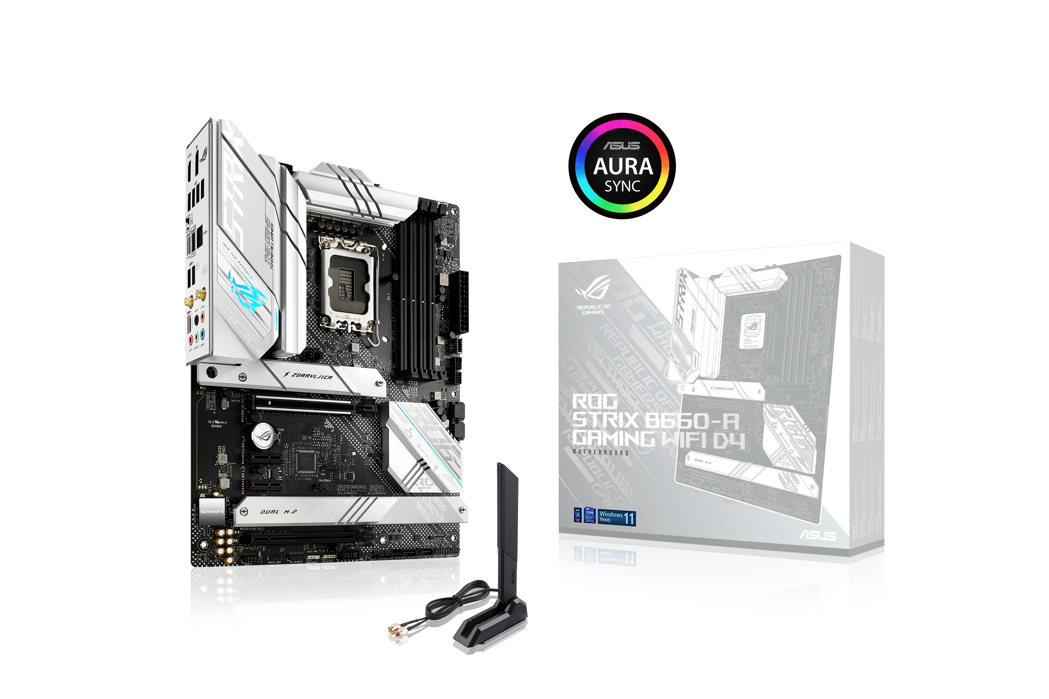 ASUS ROG STRIX B660-A GAMING WIFI D4 (90MB18S0-M0EAY0) Mainboard Schwarz