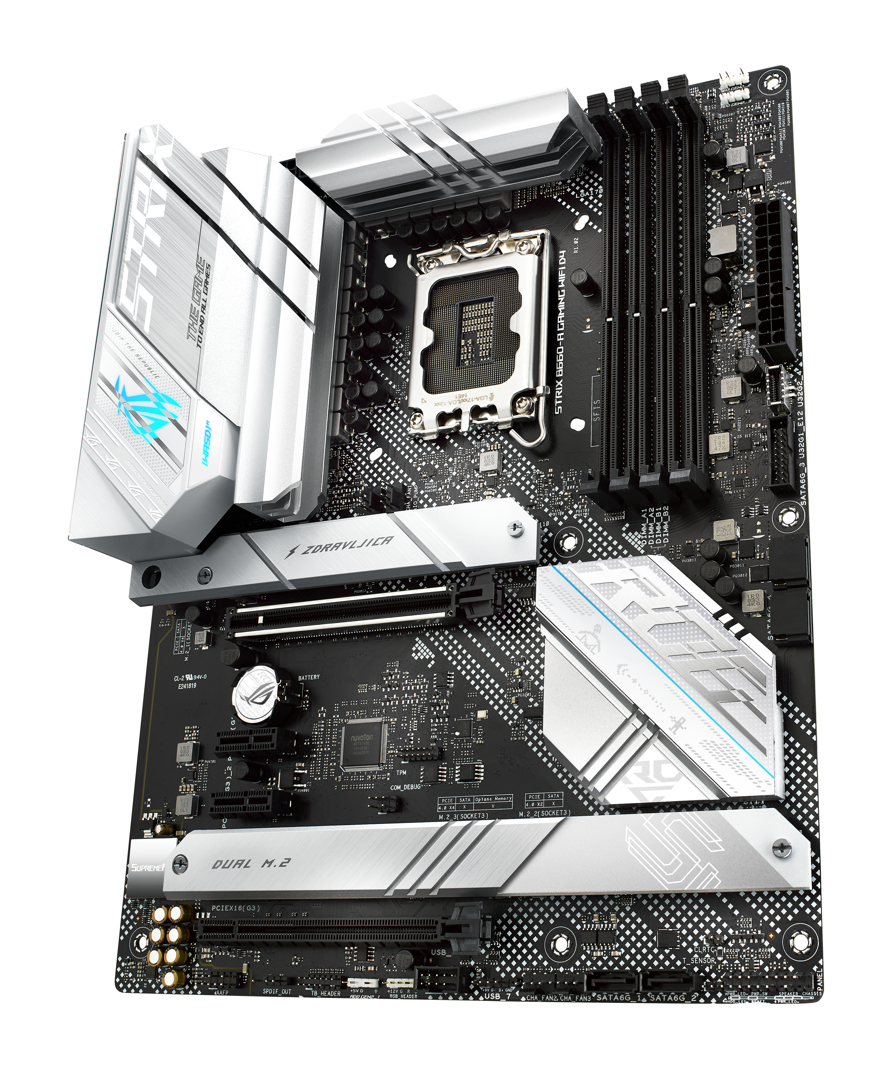 ASUS ROG STRIX B660-A GAMING WIFI D4 (90MB18S0-M0EAY0) Mainboard Schwarz