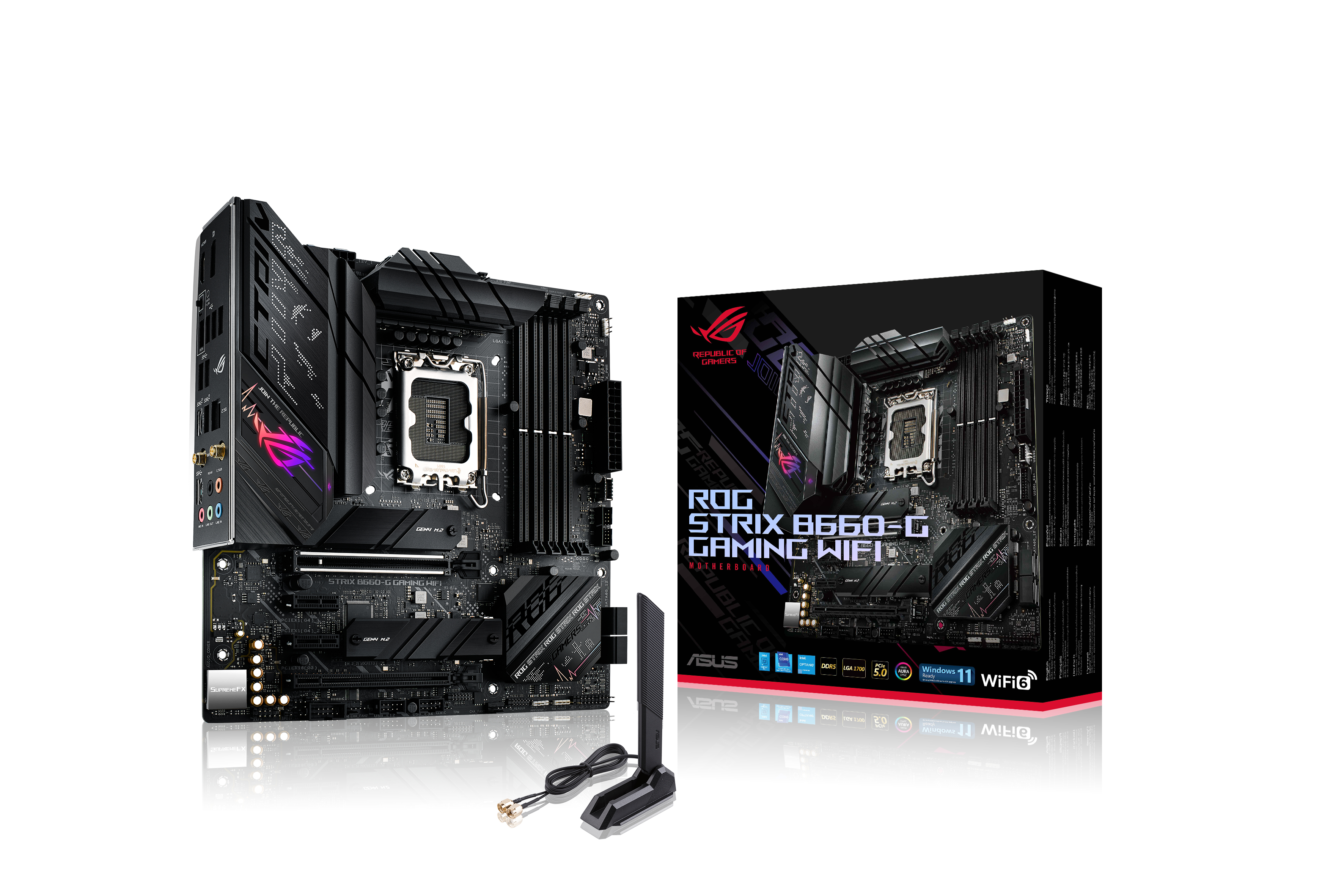 ASUS ROG STRIX B660-G GAMING WIFI (90MB18Y0-M0EAY0) Mainboard Schwarz