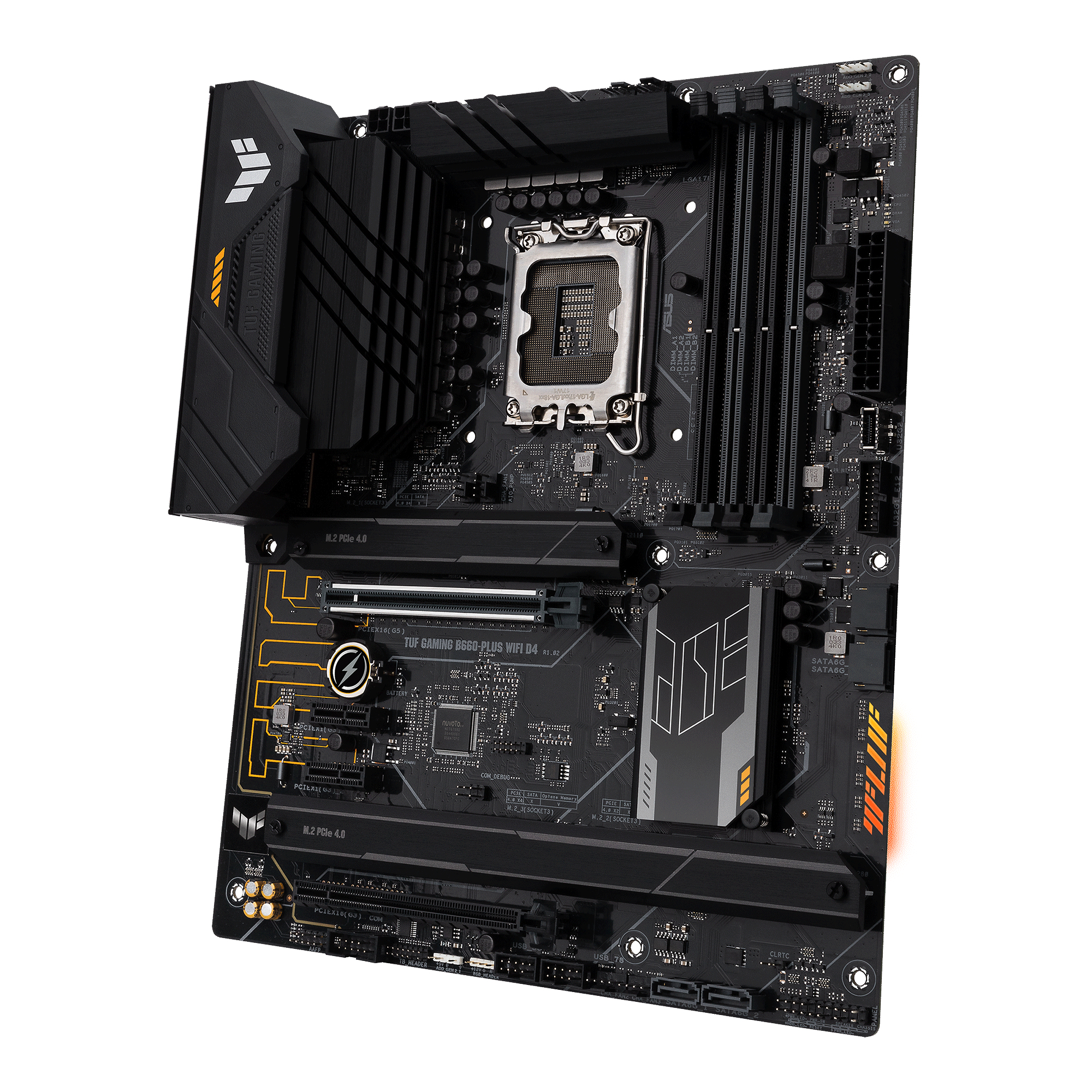 ASUS TUF GAMING B660-PLUS WIFI D4 (90MB1920-M0EAY0) Mainboard Schwarz