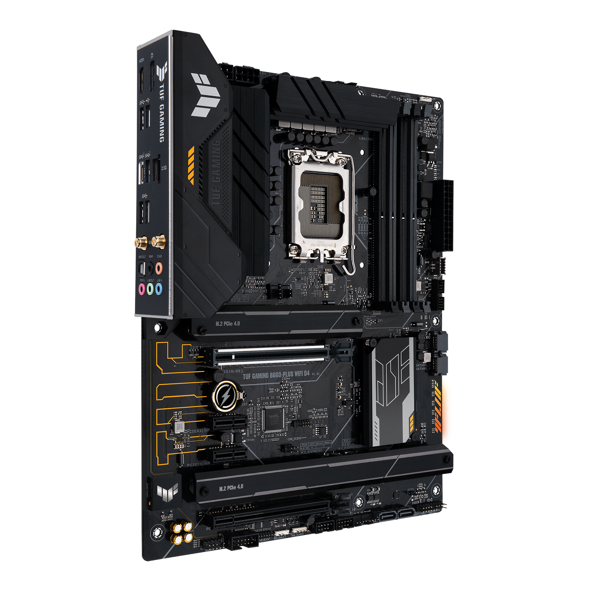 ASUS TUF GAMING B660-PLUS WIFI D4 (90MB1920-M0EAY0) Mainboard Schwarz