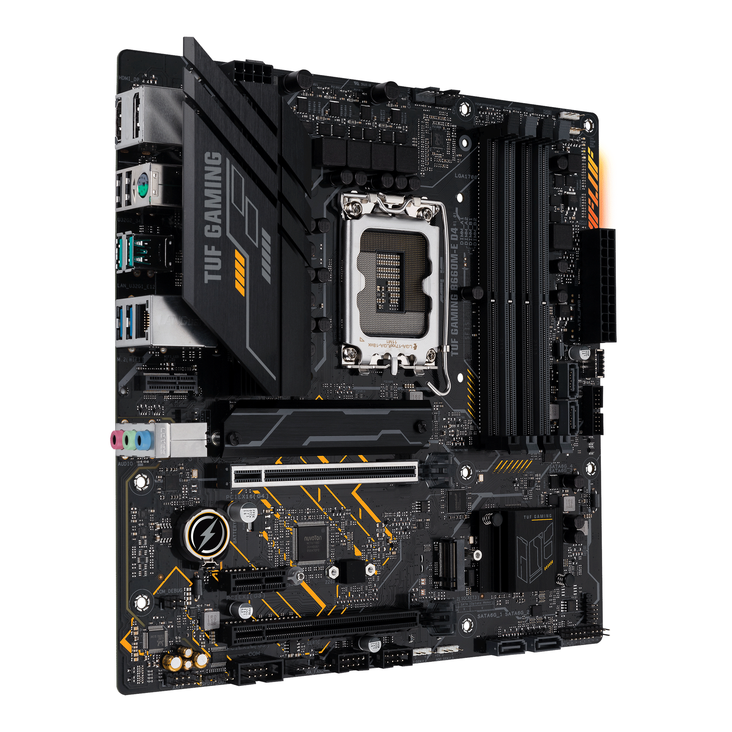 ASUS TUF GAMING B660M-E D4 (90MB19J0-M0EAY0) Mainboard Schwarz
