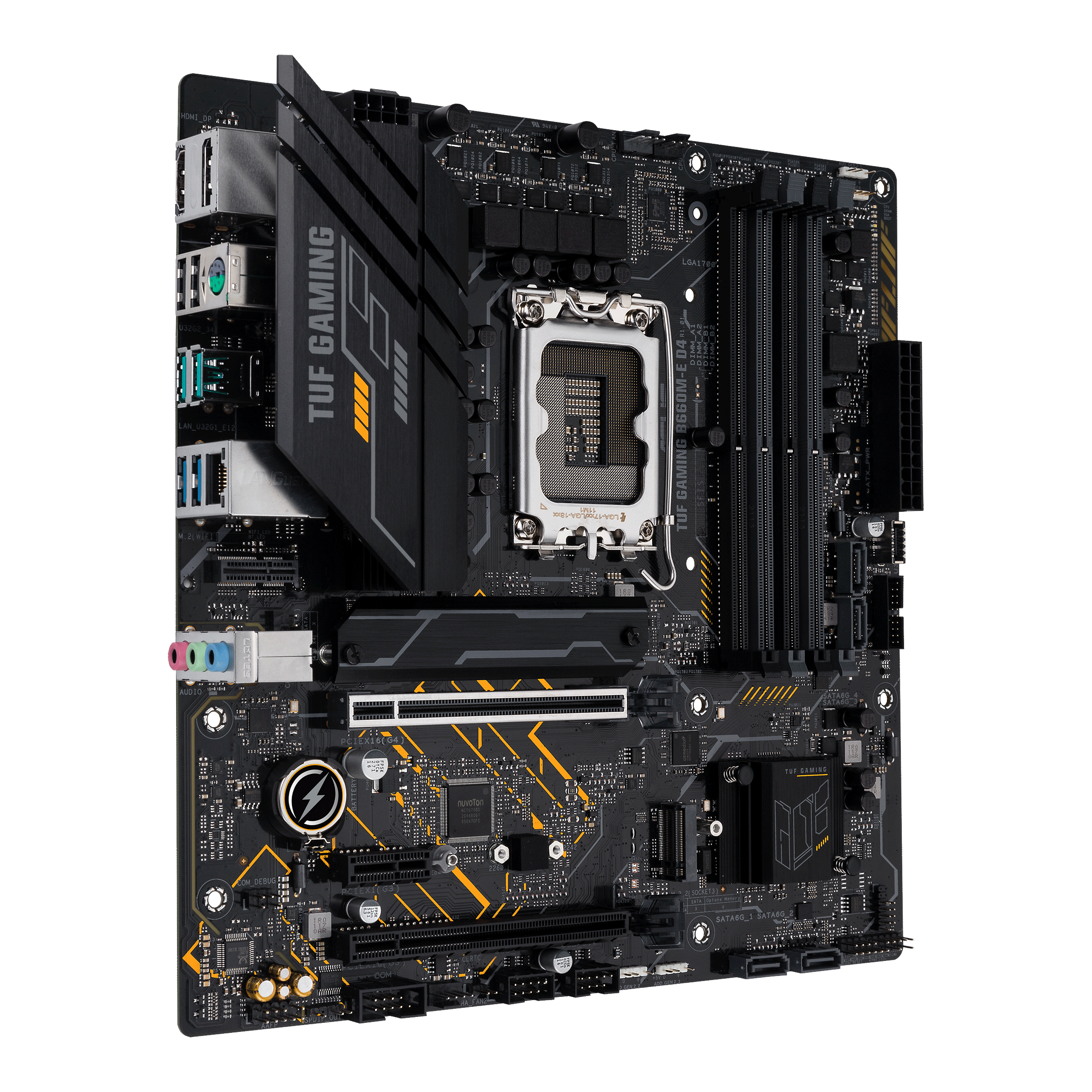 ASUS TUF GAMING B660M-E D4 (90MB19J0-M0EAY0) Mainboard Schwarz