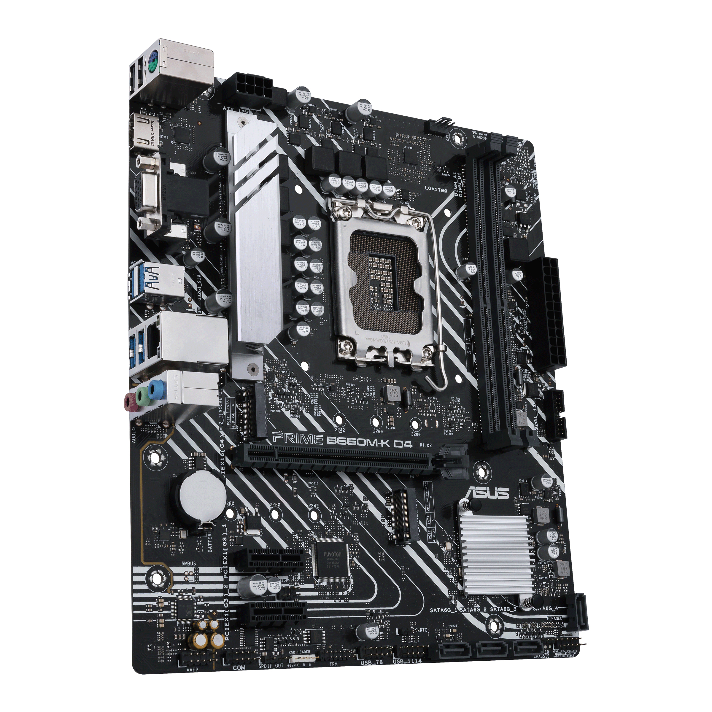 ASUS PRIME B660M-K D4 Mainboard Schwarz