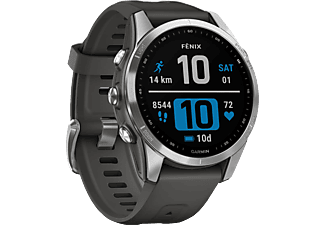 GARMIN fēnix 7S - Smartwatch con GPS (108-182 mm, Silicone, Grafite/Argento)