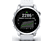 GARMIN fēnix 7S - Smartwatch con GPS (108-182 mm, Silicone, bianco pietra/argento)