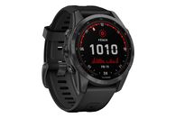 GARMIN fēnix 7S Solar - Smartwatch con GPS (108-182 mm, Silicone, Nero/grigio ardesia)