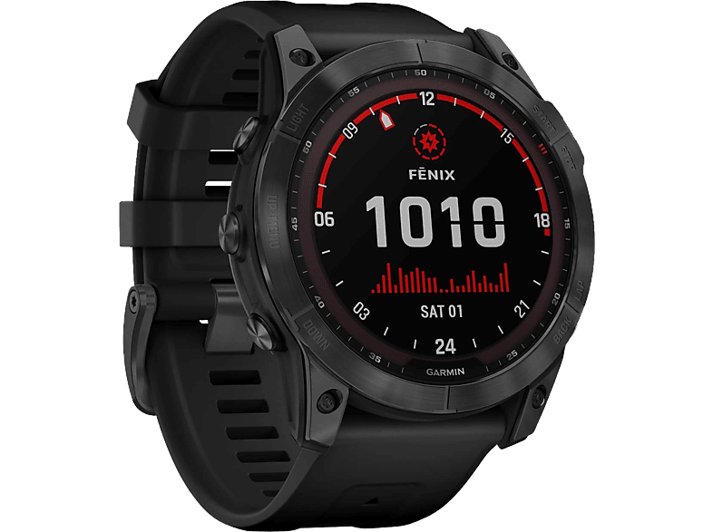 GARMIN f nix 7X Solare GPS Smartwatch 127 210 mm silicone Noir gris ardoise MediaMarkt