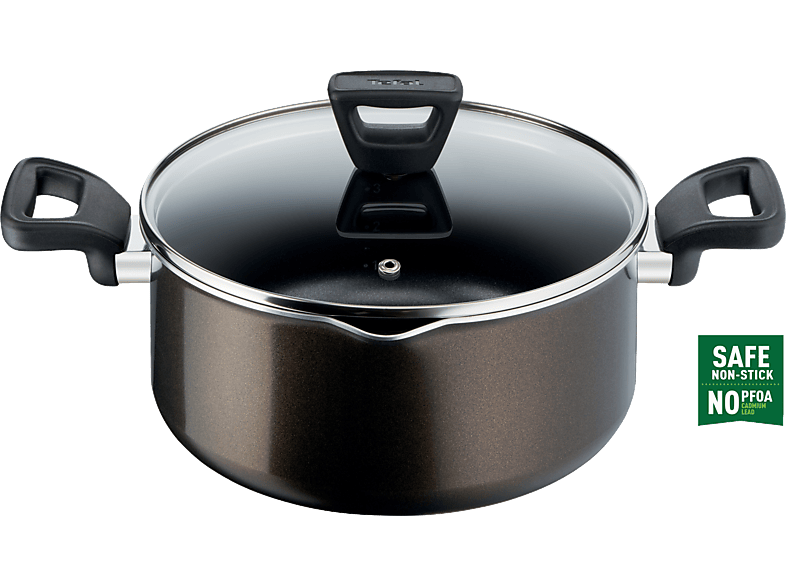 TEFAL Titanyum 1X XL Difüzyon Tabanlı 24 cm Derin Tencere_0