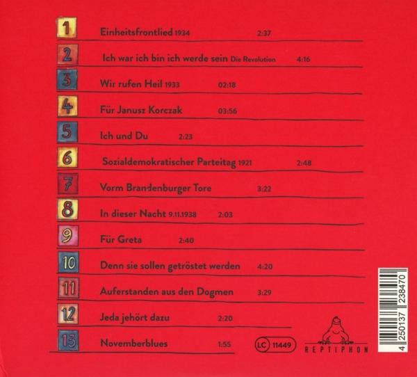 Neunte - Thalheim - November November (CD) Blues-Deutschlands Barbara