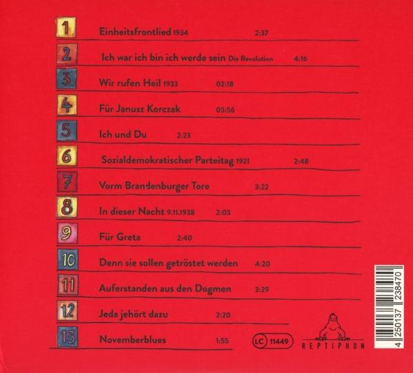Barbara Thalheim - November Blues - Deutschlands Neunte November  - (CD)