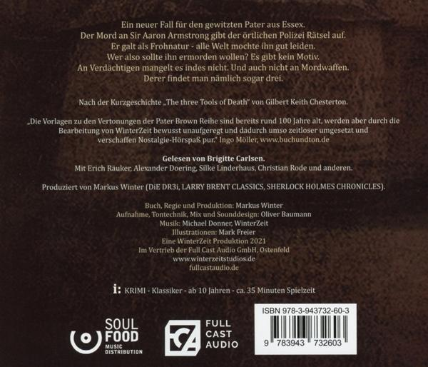 C.K. Chesterton - drei Folge (CD) Todeswerkzeuge - 11-Die Brown: Pater