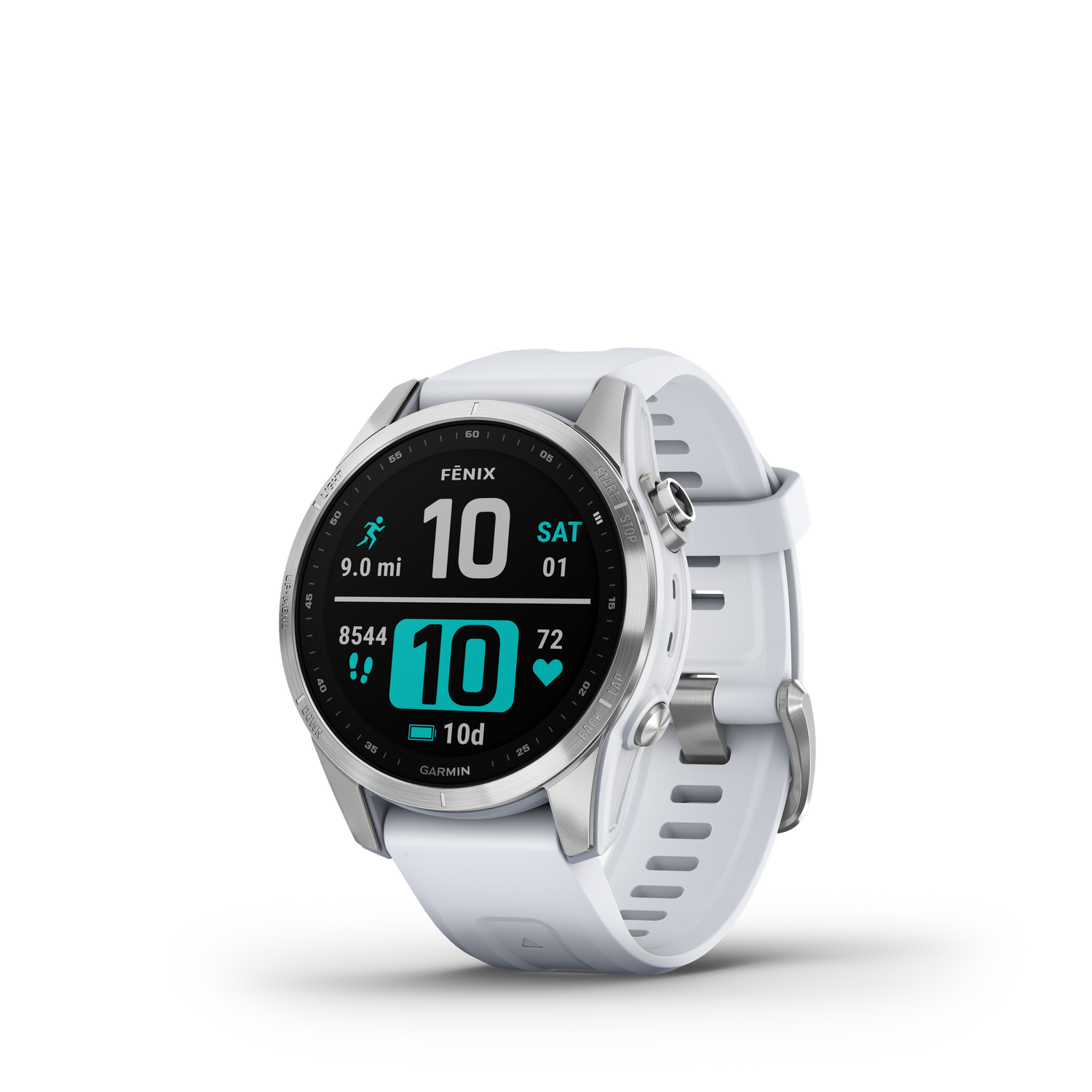 Reloj deportivo - Garmin Fēnix 7S, Gris plata, GPS, 19.44 cm, 1.2 ", Garmin Connect, Control táctil, WiFi