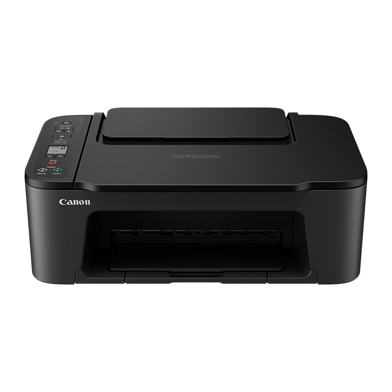 Impresora multifunción - Canon TS3450, Blanco/Negro y Color, 4800 x 1200 DPI, 7 ppm, Con escáner, Negro