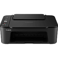 Impresora multifunción - Canon TS3450, Blanco/Negro y Color, 4800 x 1200 DPI, 7 ppm, Con escáner, Negro