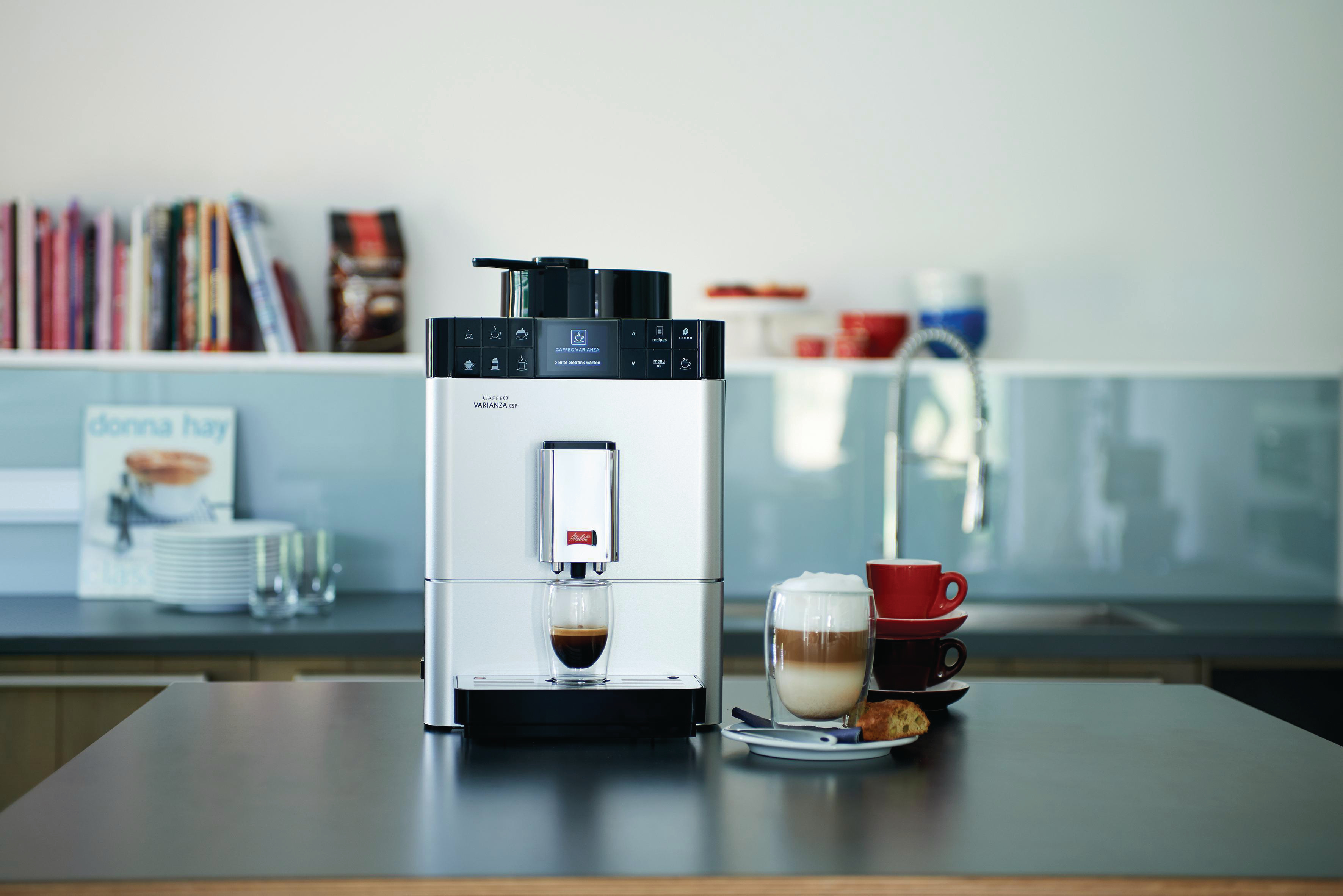 MELITTA F 57/0-101 Caffeo Varianza Kaffeevollautomat Silber