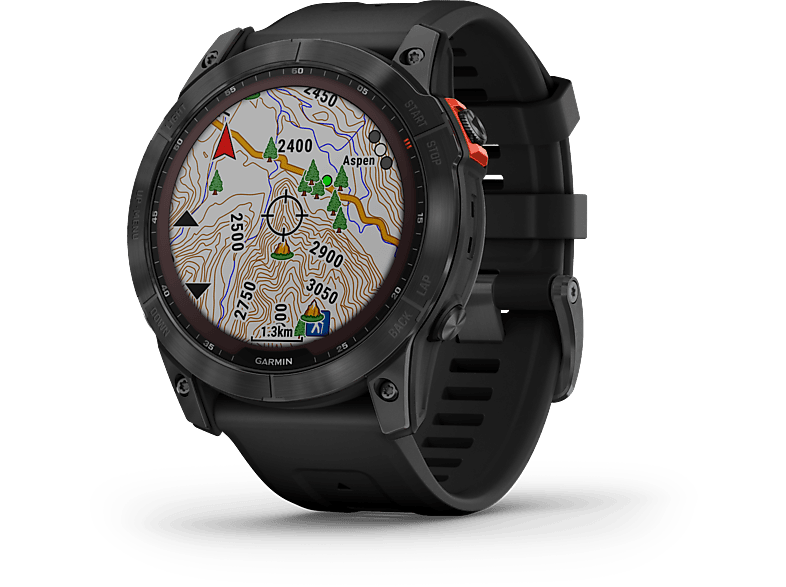 Garmin Fénix 7X Pro Solar Edition Reloj Smartwatch 51mm Gris con Correa  Negra