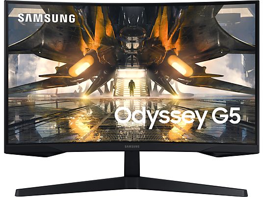SAMSUNG Odyssey G5 LS27AG550EU - Gaming Monitor, 27 ", WQHD, 165 Hz, Schwarz