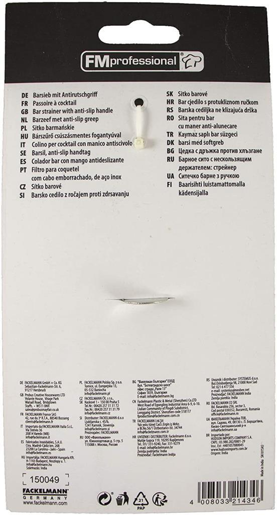 FM PROFESSIONAL 21434 Bar Süzgeci