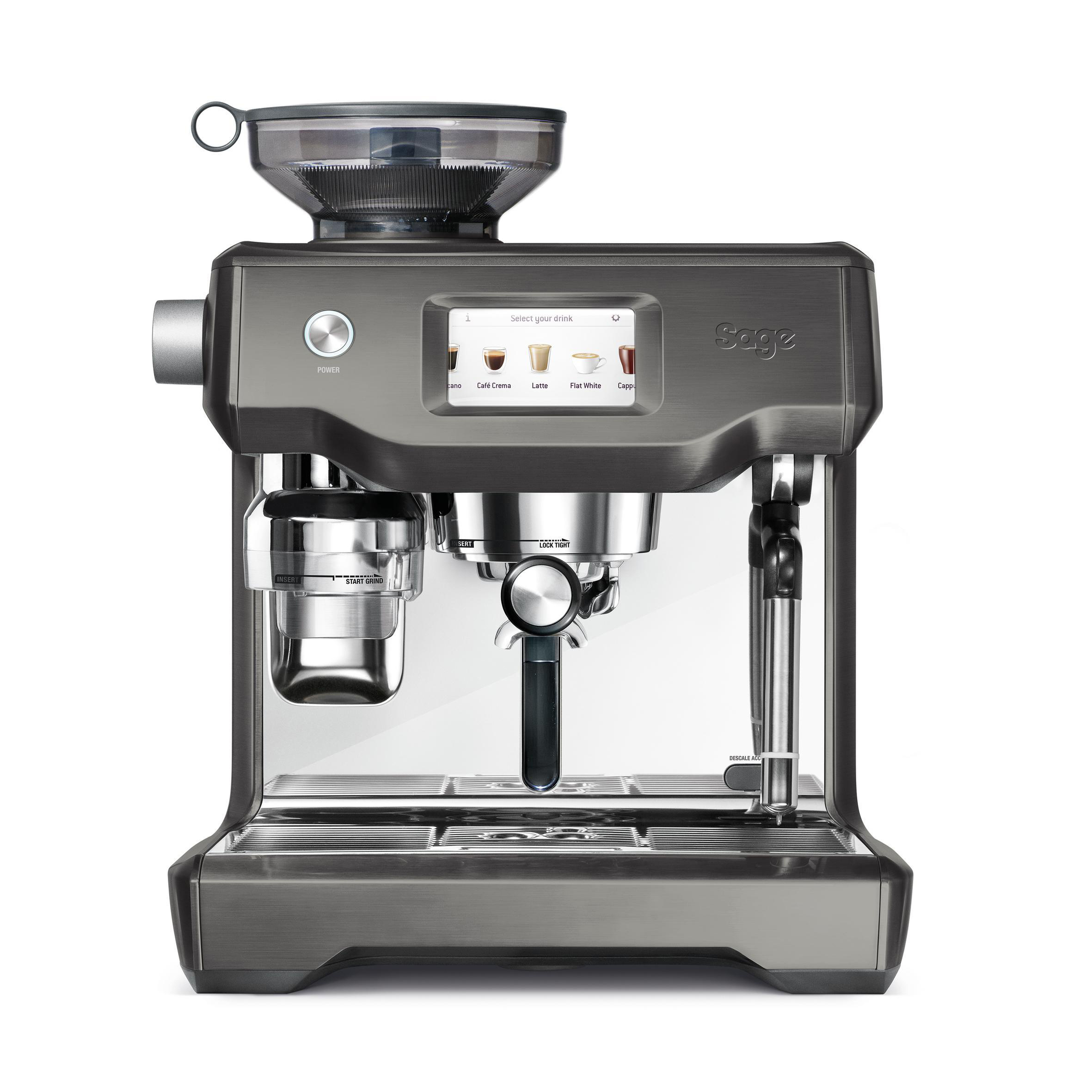 SAGE SES990BST4EEU1 Stainless Espressomaschine Black Steel Oracle Touch the