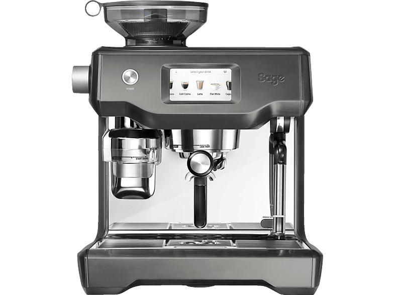 Black Oracle Stainless SAGE Touch Steel Espressomaschine SES990BST4EEU1 the
