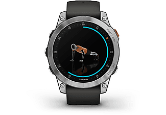 Reloj deportivo - Garmin Epix™ (Gen 2), Plata, 125-208 mm, 1.3", 16 días, Frecuencia cardíaca, VO2 Max, WiFi
