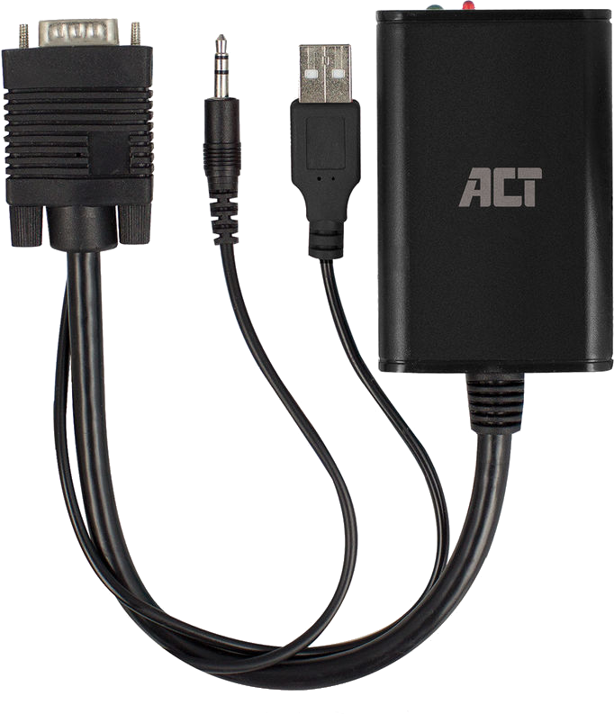 ACT Convertisseur VGA - HDMI avec audio (AC7545)