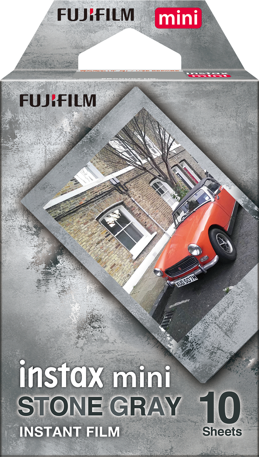 FUJIFILM instax mini Film Gray Stone Sofortbildfilm