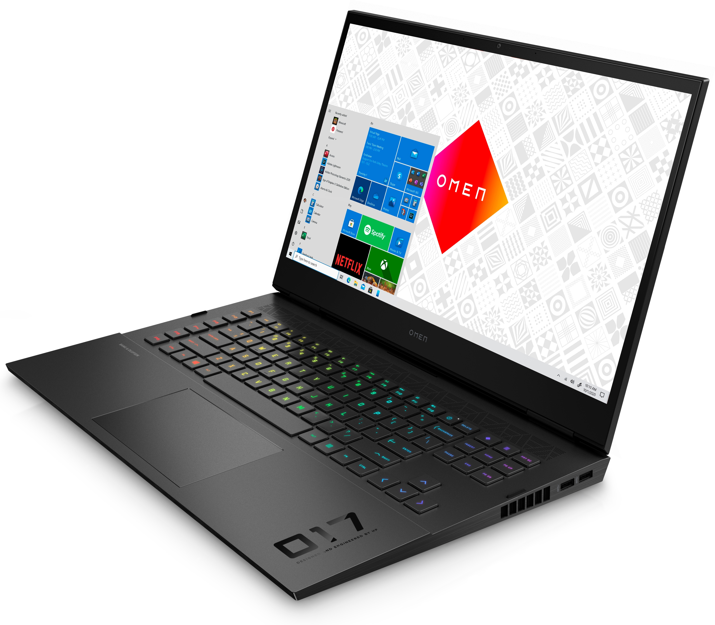 HP OMEN 17-ck0376ng - 17,3 Zoll - Intel® Core™ i7 i7-11800H - 32 GB - 1 TB - NVIDIA GeForce RTX™ 3070 - Windows 10 Home (64 Bit)