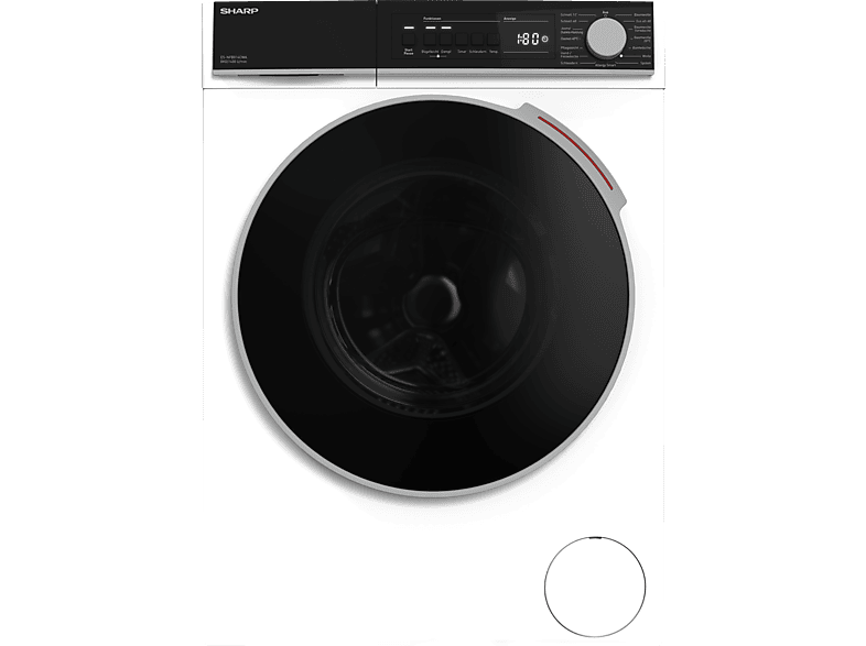 Waschmaschine ES-NFB814CWA-DE (8 | MediaMarkt SHARP A, U/Min., Pumpenfilter) Waschmaschine kg, 1330