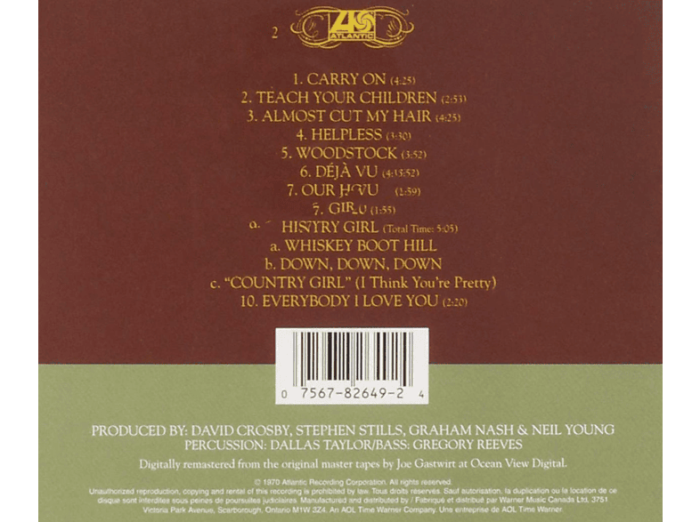 Thumbnail - Crosby, Stills, Nash & Young - Deja Vu (CD)