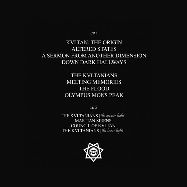 Ein CD-Cover mit Text, der Songs und Bandnamen auflistet.