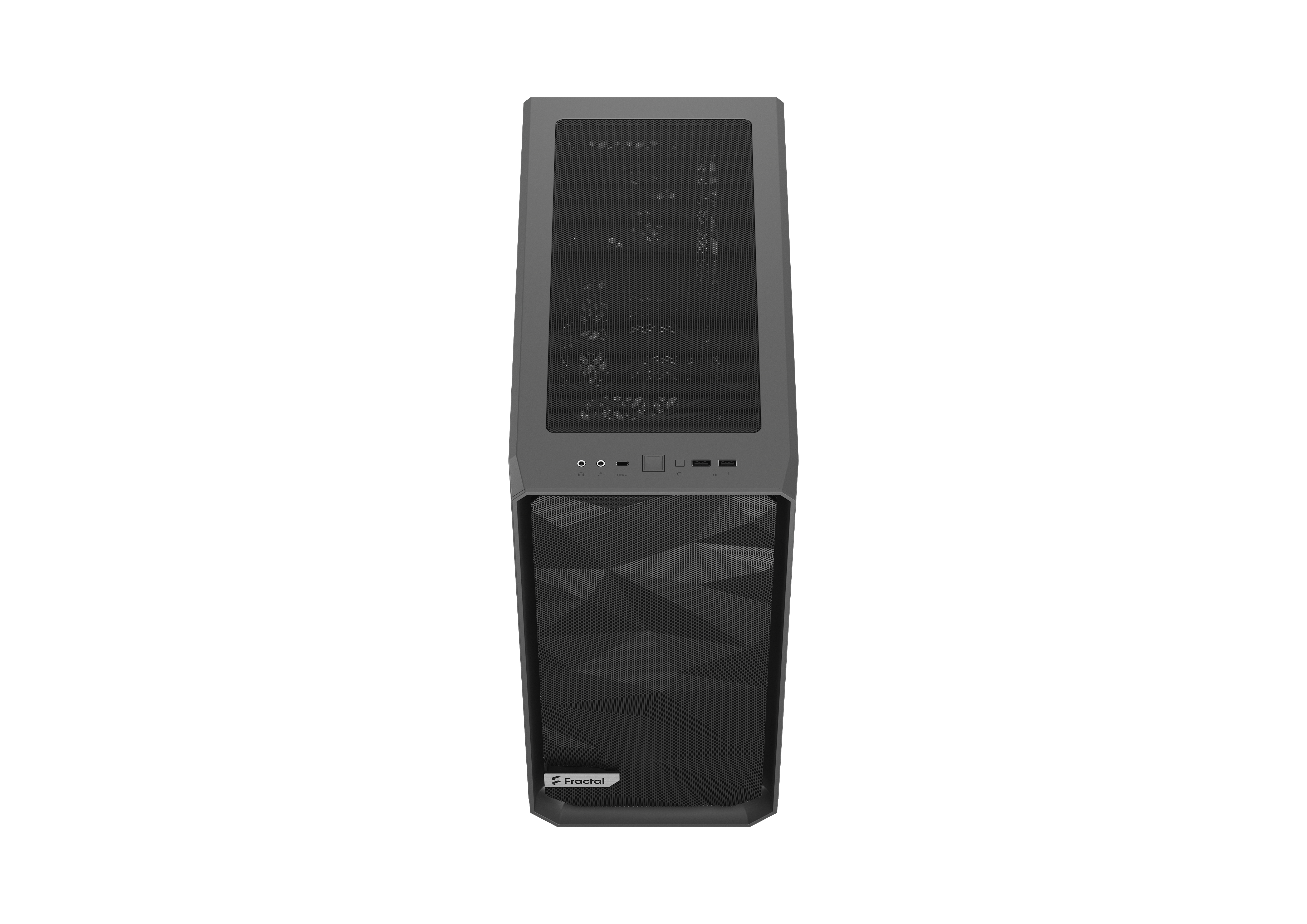 FRACTAL DESIGN Meshify 2 Compact Light Tempered Glass Gray PC-Gehäuse, Grau