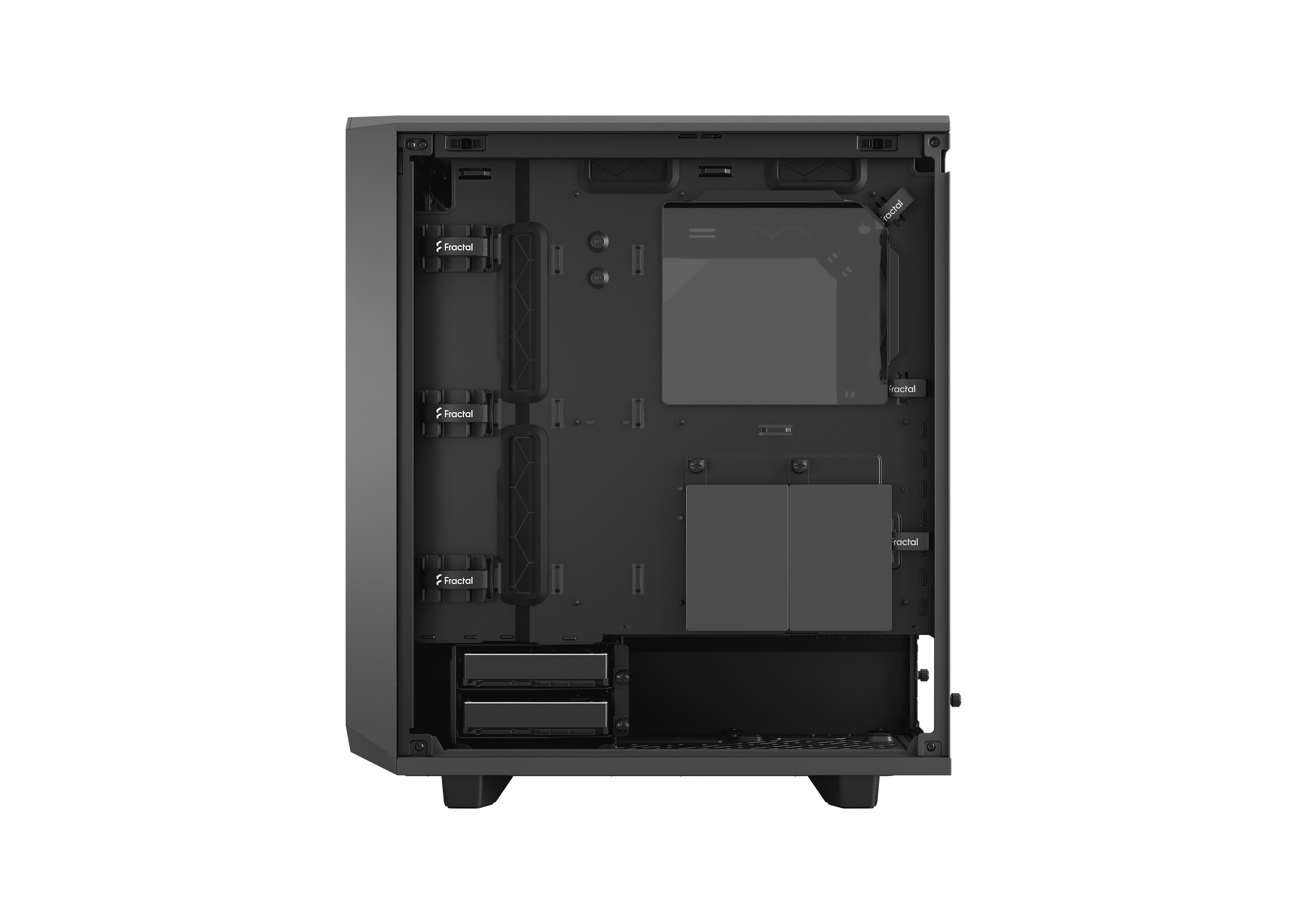 FRACTAL DESIGN Meshify 2 Compact Light Tempered Glass Gray PC-Gehäuse, Grau