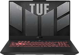 ASUS TUF Gaming A17 FA707RC-HX031W - Gaming Notebook, 17.3 ", AMD Ryzen™ 7, 512 GB SSD, 16 GB RAM, NVIDIA GeForce RTX™ 3050 (4 GB, GDDR6), Mecha Grey