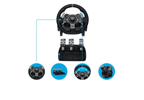 Logitech G920 Driving Force volant de course et pédalier pour Xbox One et  PC + Astro A10 casque gaming - Noir