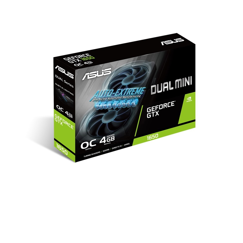 ASUS Dual DUAL-GTX1650-O4GD6-MINI (90YV0EH6-M0NA00) (NVIDIA, Grafikkarte)