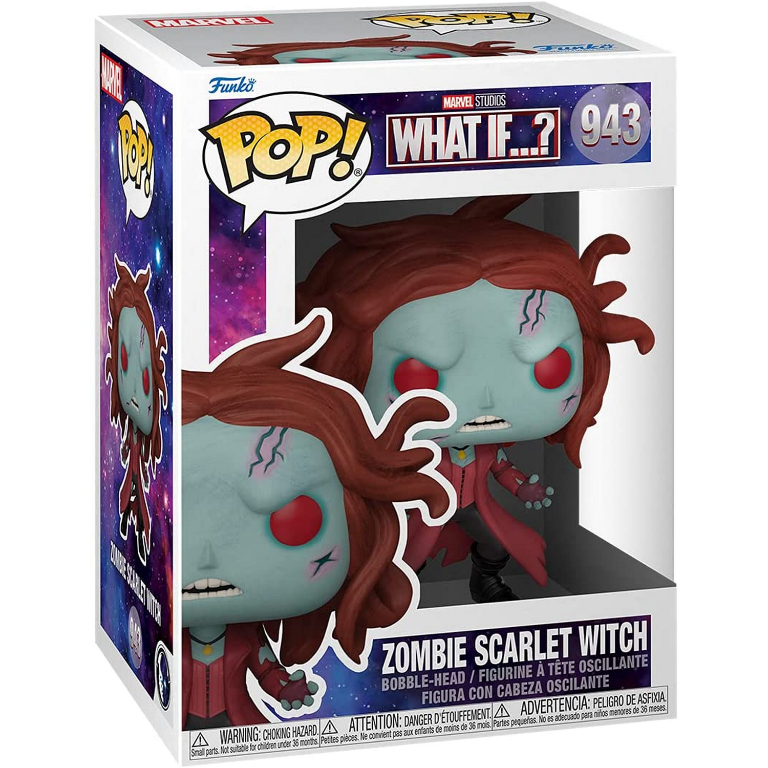 Figura Funko Pop! - Zombie Scarlet Witch, Marvel, Anything Goes S2, Vinilo, 9.50 cm, Multicolor