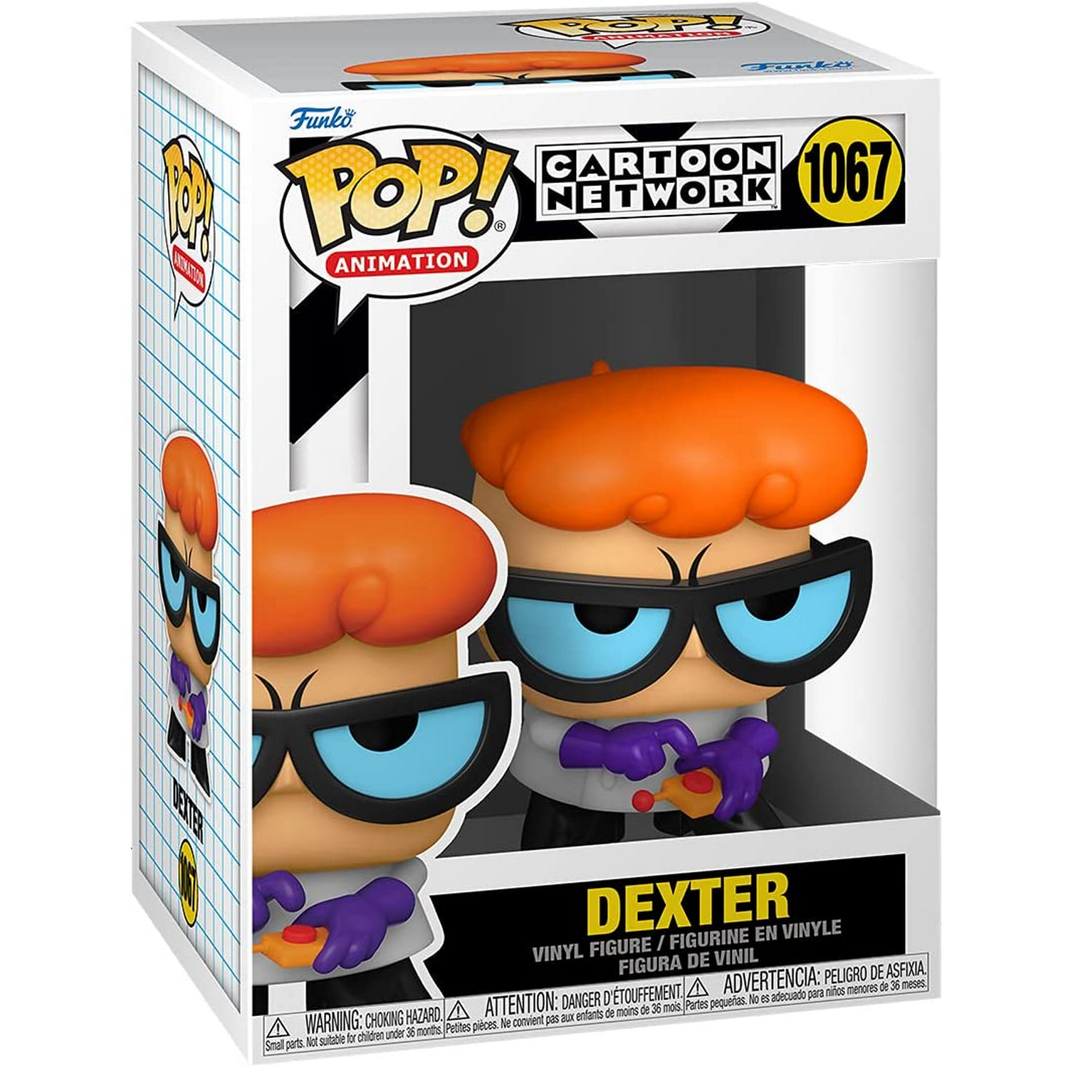 Figura Funko Pop! - Dexter, Cartoon Network, Vinilo, 9.50 cm, Multicolor