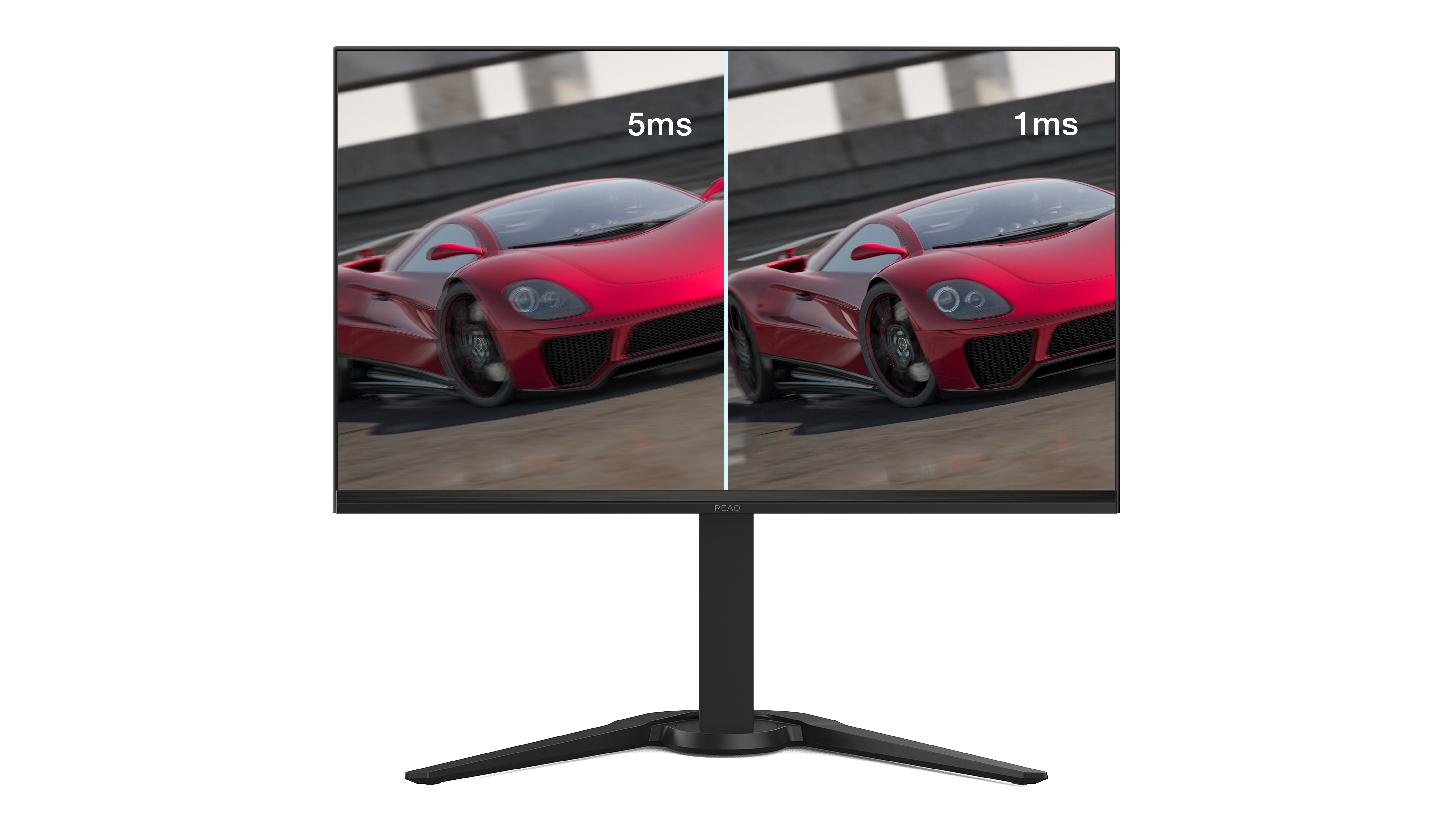 PEAQ PMO G240-FFC 24 Zoll  Full-HD  Gaming Monitor  1 ms Reaktionszeit  