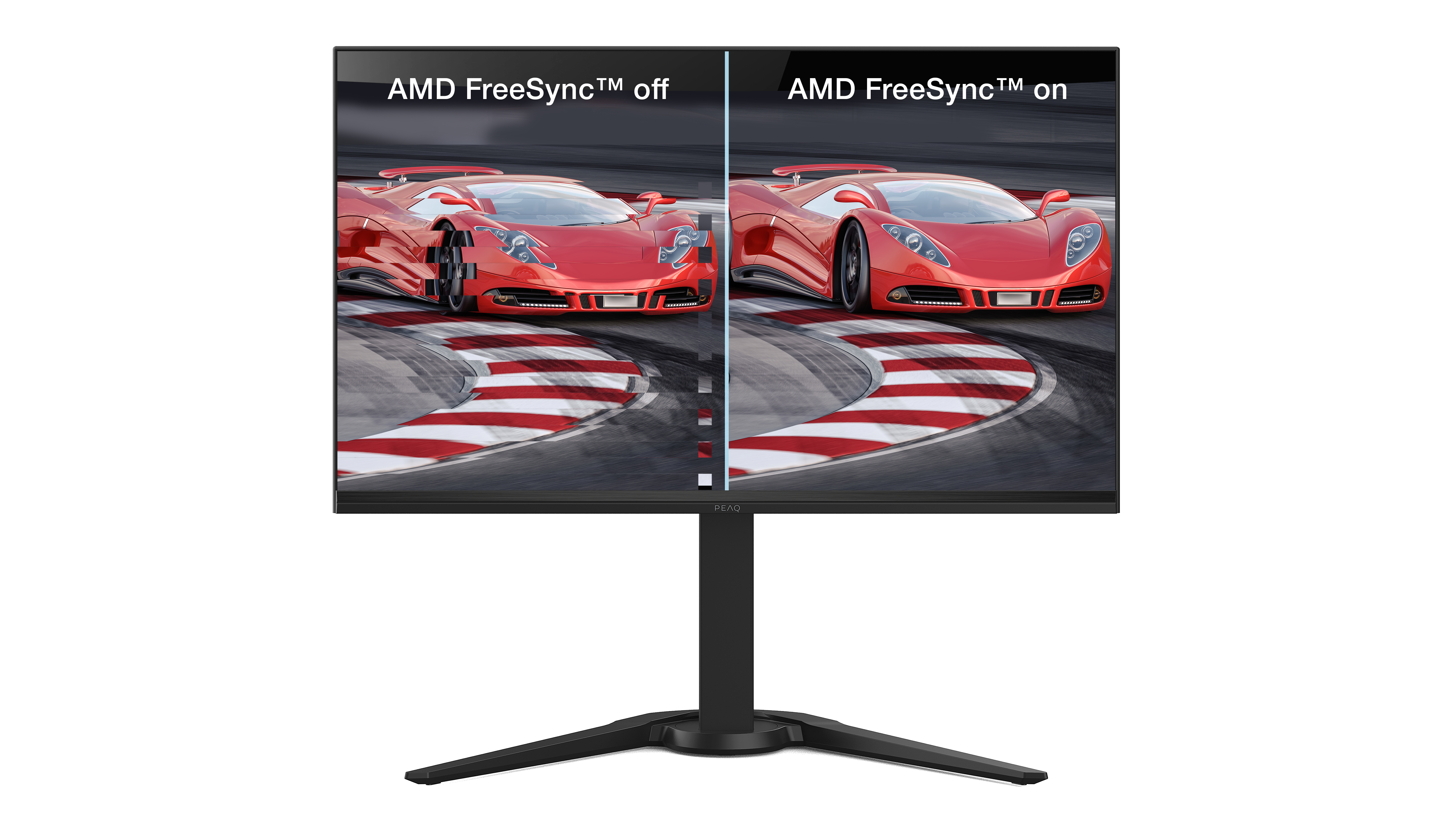 PEAQ PMO G240-FFC 24 Zoll  Full-HD  Gaming Monitor  1 ms Reaktionszeit  