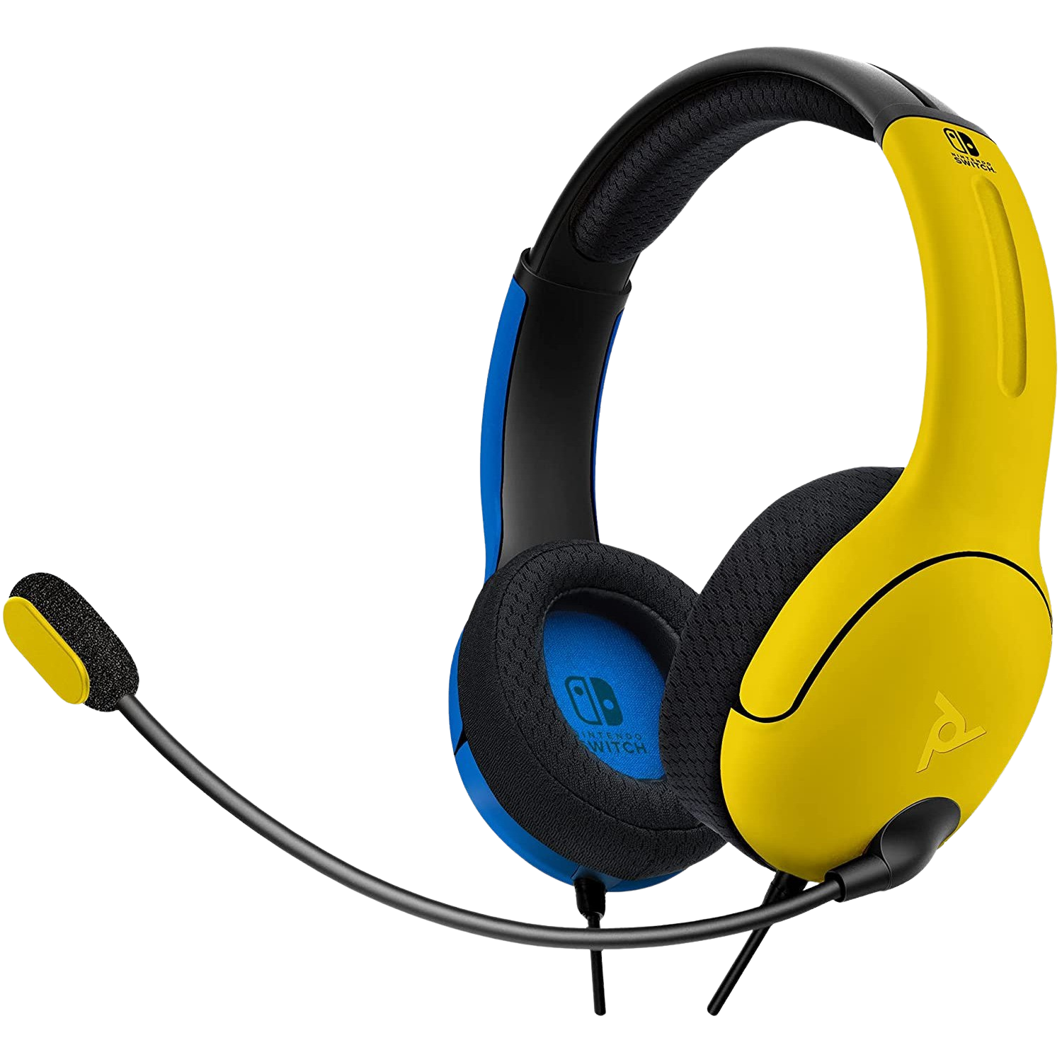 Auriculares gaming - PDP LVL 40, Para Nintendo Switch, De diadema, Con cable, Amarillo y Azul