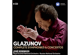 José Serebrier - Glazunov: Complete Symphonies & Concertos (CD)