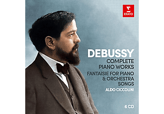 Aldo Ciccolini - Debussy: Complete Piano Works, Fantaisie For Piano & Orchestra Songs (CD)