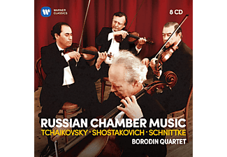 Borodin Quartet - Russian Chamber Music: Tchaikovsky, Shostakovich, Schnittke (CD)