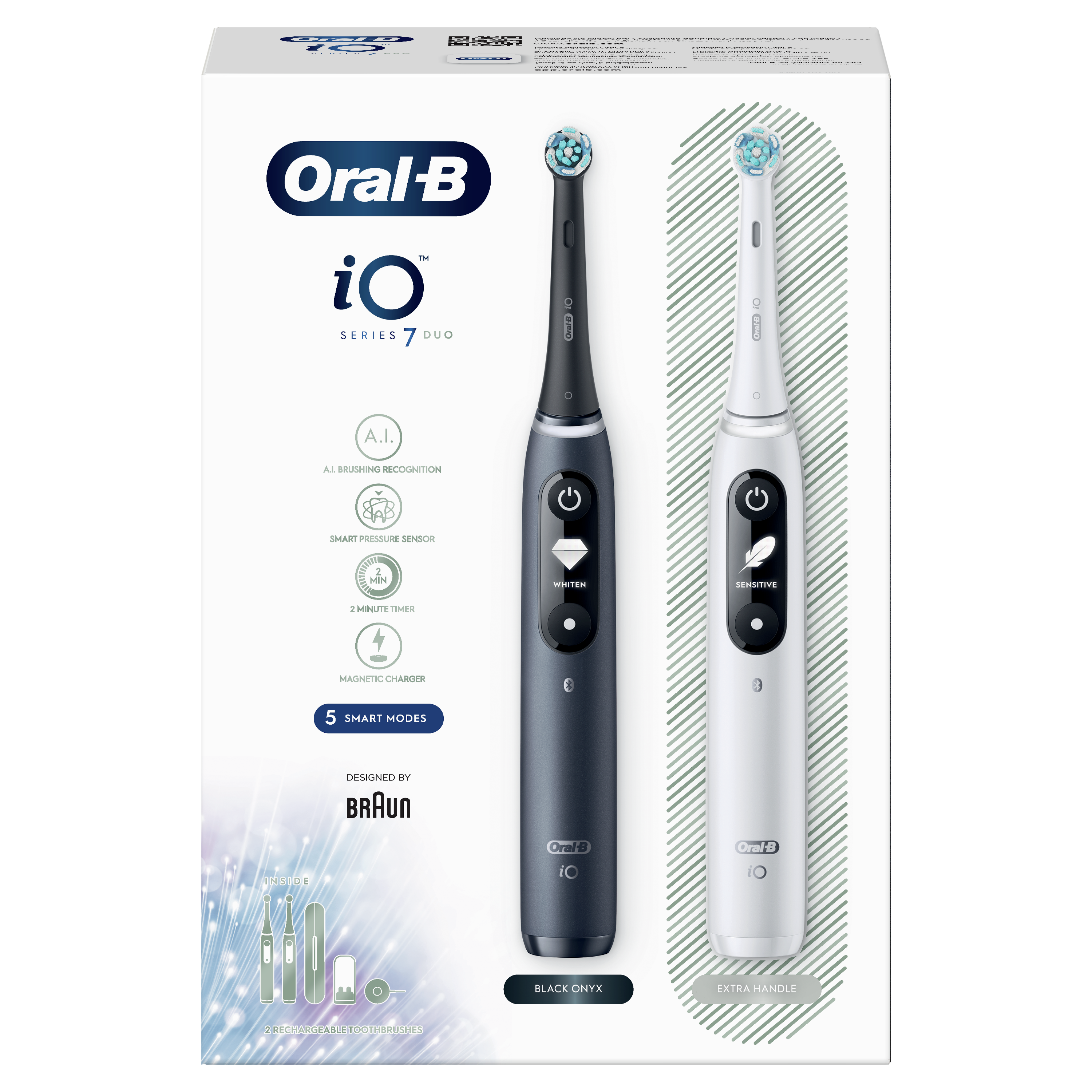 Oral-B iO Series 7 Duo elektromos fogkefék.