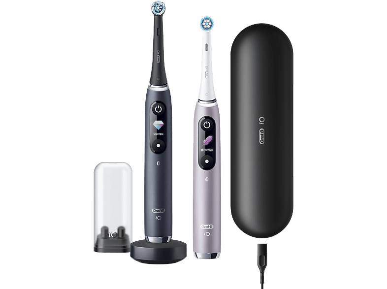 ORAL-B iO9 Duo Pack elektromos fogkefe - fekete + rozé