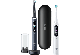 ORAL-B iO8 Duo Pack elektromos fogkefe - fekete + fehér